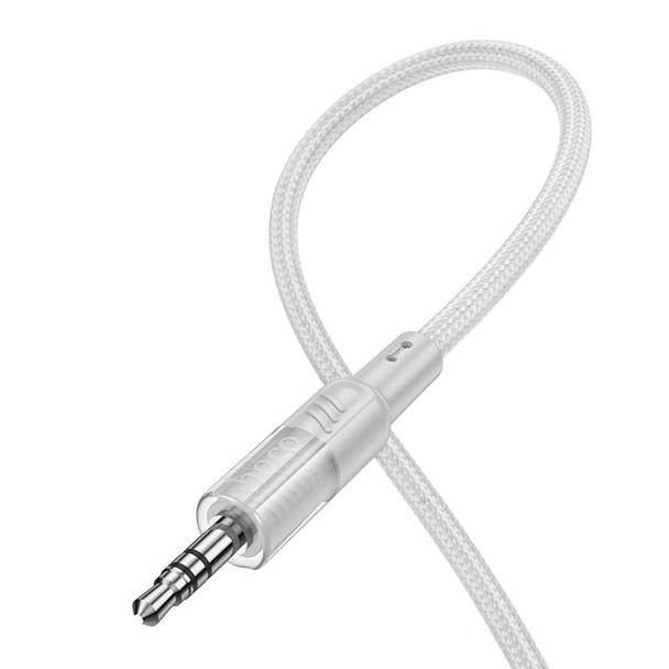 hoco UPA27 Crystal Clear USB-C / Type-C to 3.5mm Audio Adapter Cable(Grey)
