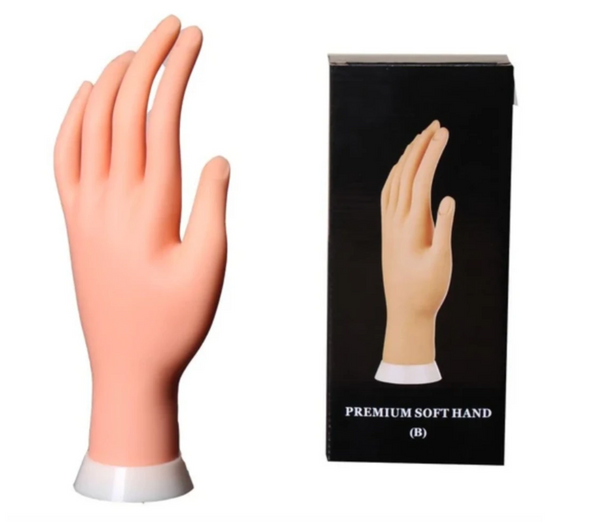 Soft Model Hand for Practicing Nail tech
