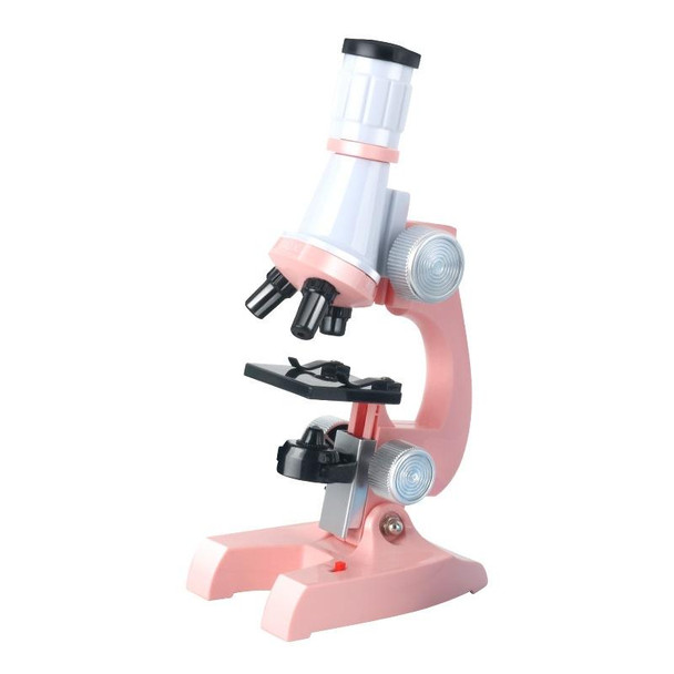 HD 1200 Times Microscope Children Educational Toys(Pink)