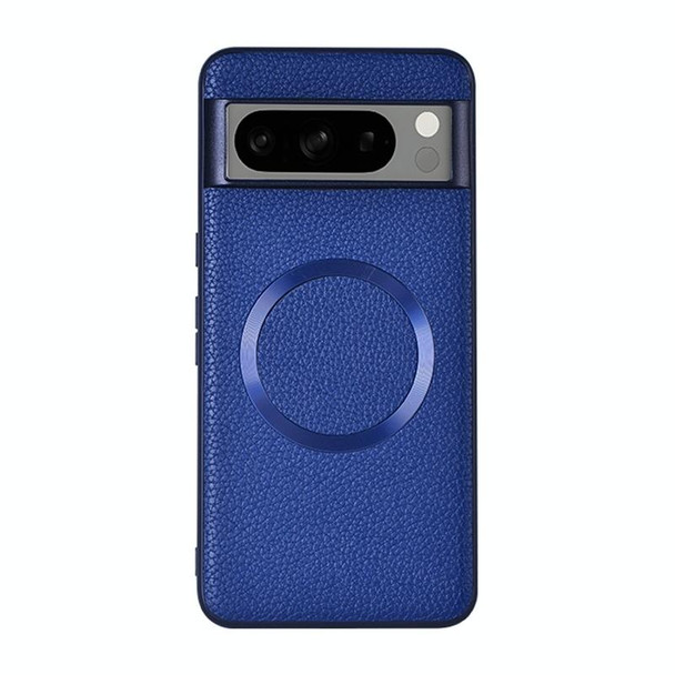 For Google Pixel 8 Pro CD Magsafe Magnetic Litchi Texture Phone Case(Blue)