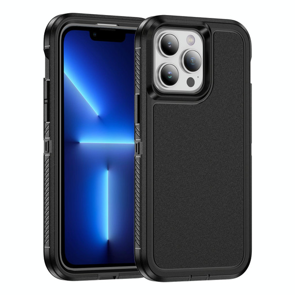 For iPhone 13 Pro Guard Life Waterproof Frosted Phone Case(Black)