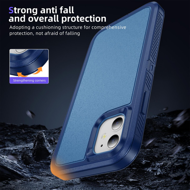 For iPhone 11 Guard Life Waterproof Frosted Phone Case(Royal Blue)