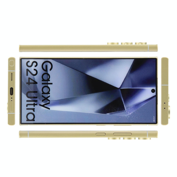 For Samsung Galaxy S24 Ultra 5G Color Screen Non-Working Fake Dummy Display Model (Yellow)