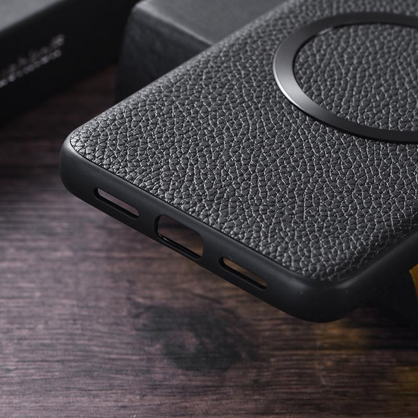 For Google Pixel 8 Pro CD Magsafe Magnetic Litchi Texture Phone Case(Black)
