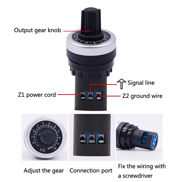 Adjustable Car Sensor Signal Analog Generator(Black)