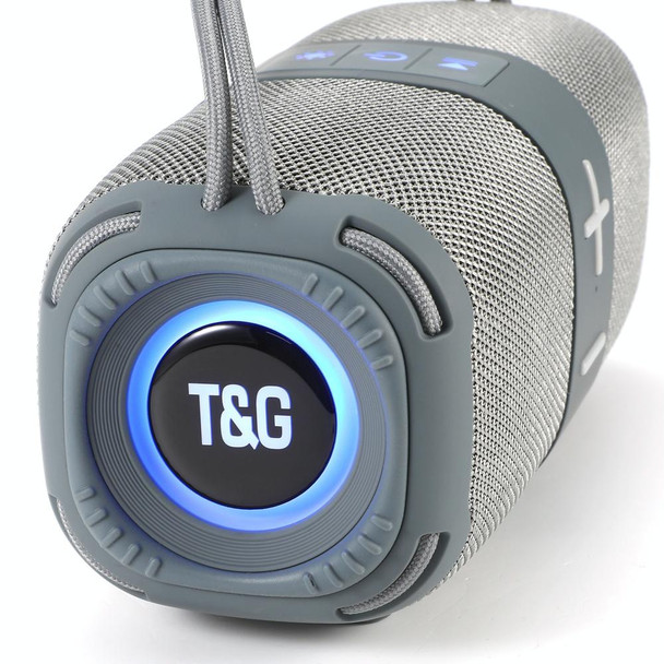 T&G TG-668 Wireless Bluetooth Speaker Portable TWS Subwoofer with Handle(Grey)