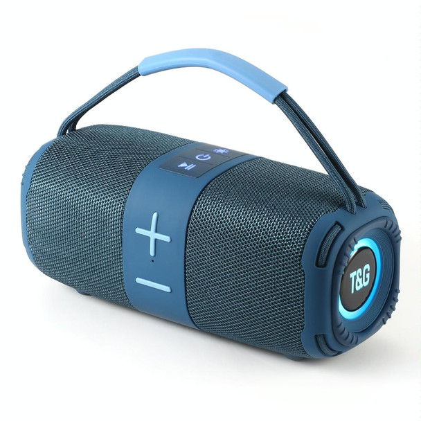 T&G TG-668 Wireless Bluetooth Speaker Portable TWS Subwoofer with Handle(Blue)