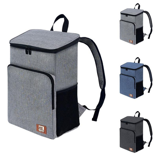 BeiLian Insulated Backpack Outdoor Camping Cooler Shoulder Bag Waterproof Travel Beer Bag(20L Navy)