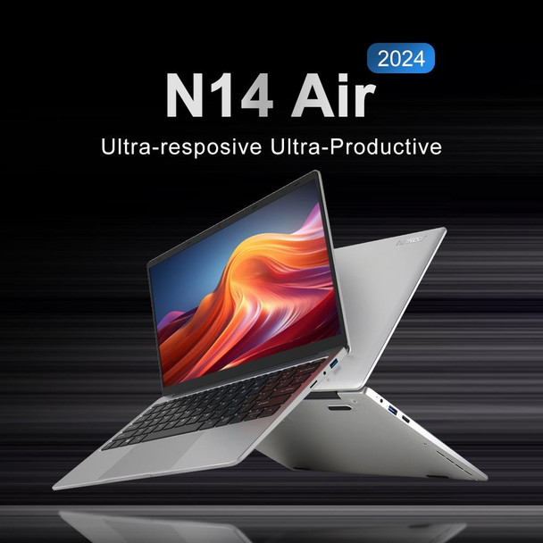 Ninkear N14 Air 14.1 inch Laptop, 8GB+256GB, Windows 11 Intel Celeron J4125 Quad Core(EU Plug)