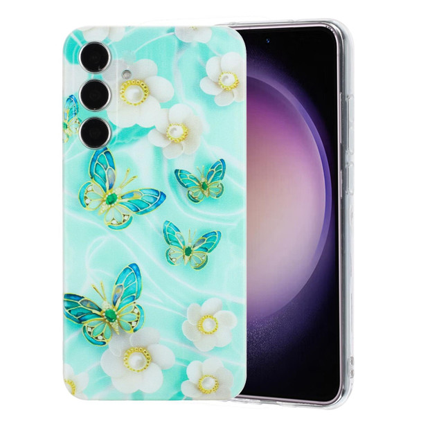 For Samsung Galaxy A05s Colorful Painting Pattern TPU Phone Case(Butterflies)