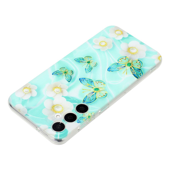 For Samsung Galaxy A05s Colorful Painting Pattern TPU Phone Case(Butterflies)