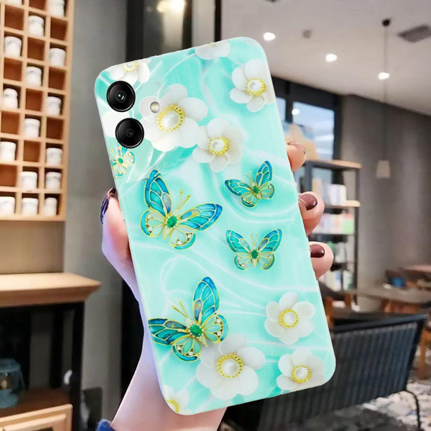 For Samsung Galaxy A05 Colorful Painting Pattern TPU Phone Case(Butterflies)