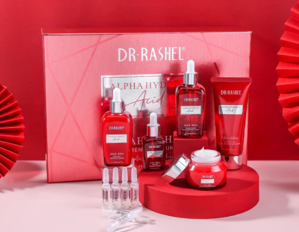 DR. Rashel Alpha HYDROXY Acid  Aha Bha Miracle  Renewal Skin Care  Kit- 11 Piece set
