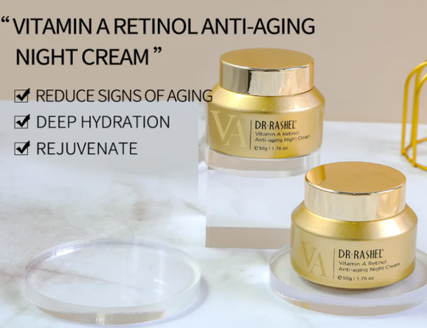 Dr. Rashel Vitamin A Retinol Age-Defying & Rejuvenation Skin Care Kit - 12 Piece Set