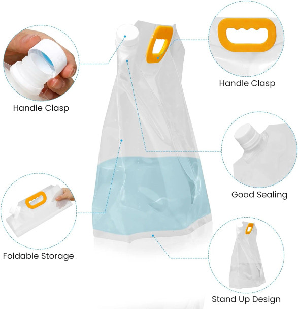 Refillable Plastic Beverage Bag -5L