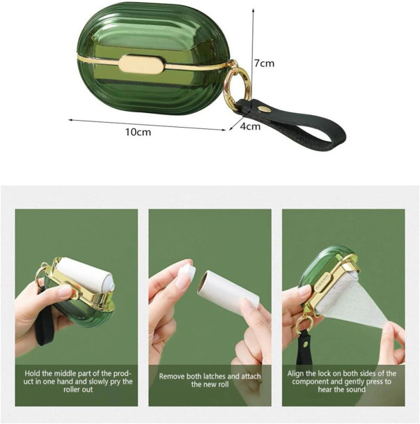 Portable Double Sided Lint Roller