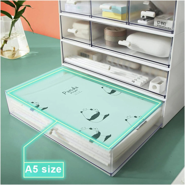 Fine Living- Clean Nest Two Drawer Organizer White