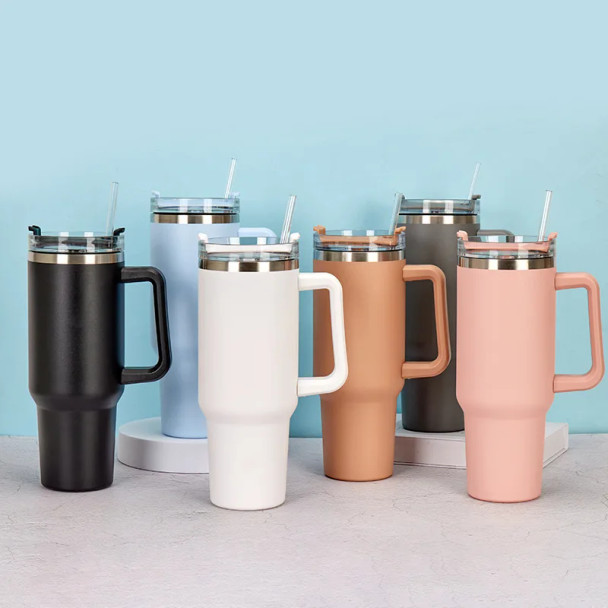 Thermo Travel Flask with Straw