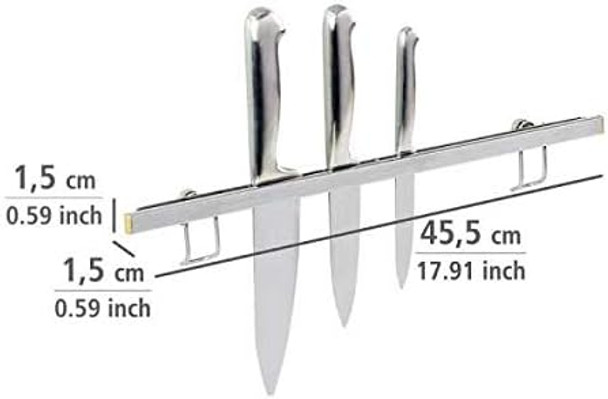 Wenko - Knife Rail Premium  Steel