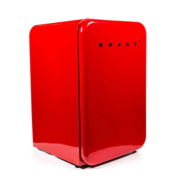 110L Under Counter Retro Refrigerator - Red