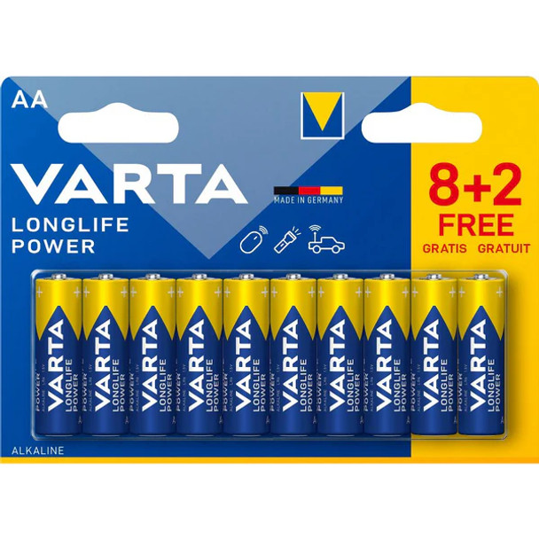 Varta Longlife  Power AA Blister  10 (8+2)