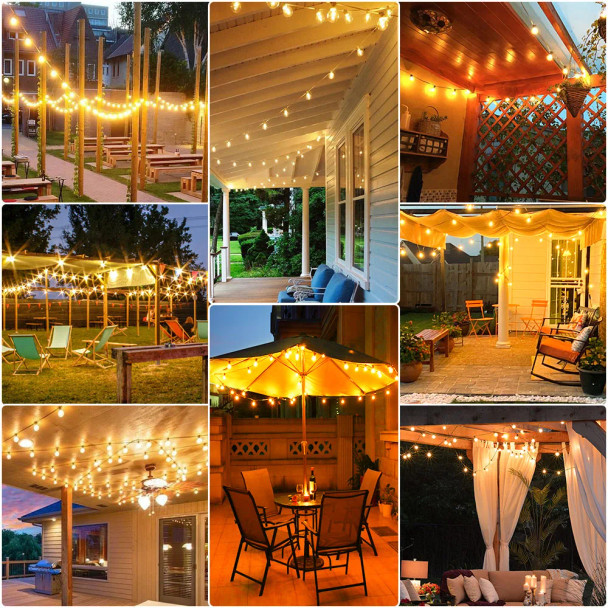 10 Piece Bubble String Lights with Hooks