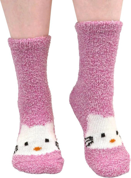 Socks Adult Fluffy Animal Design