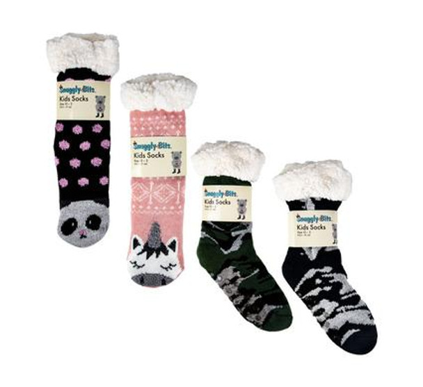 Socks Indoor With Grip size 4-7yrs