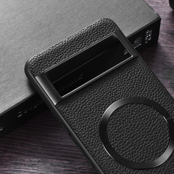 For Google Pixel 8 Pro CD Magsafe Magnetic Litchi Texture Phone Case(Khaki)