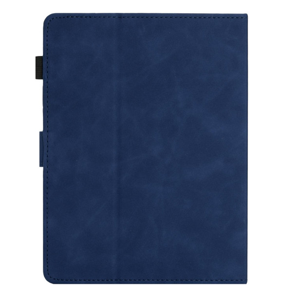 For 7 inch Universal Coconut Tree Embossed Leather Tablet Case(Blue)