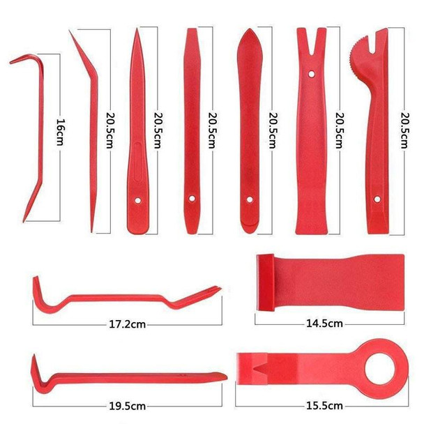 19 in 1 Car Audio Disassembly Tool Interior Disassembly Modification Tool (Red)