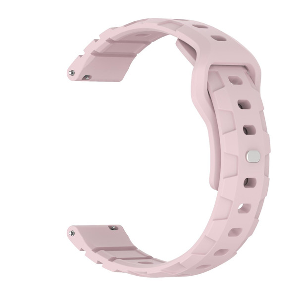 18mm Armor Silicone Watch Band(Pink)