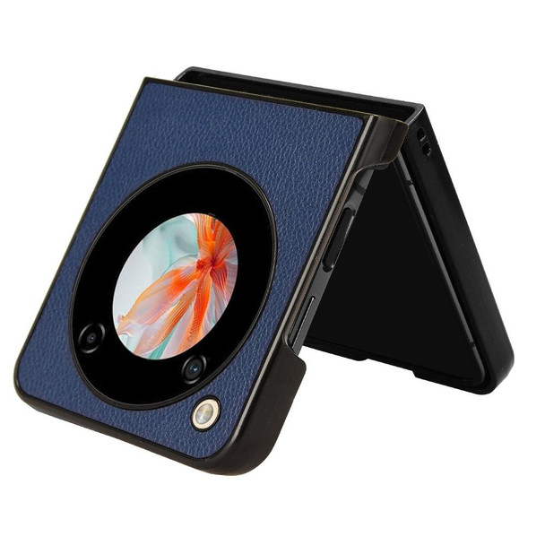 For ZTE nubia Flip / Libero Flip Litchi Texture Card Slots Back Cover Phone Case(Blue)