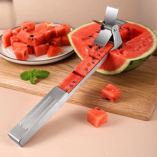 Home Windmill Watermelon Cutter 304 Stainless Steel Divider Fruit Dicer(2 Generation)