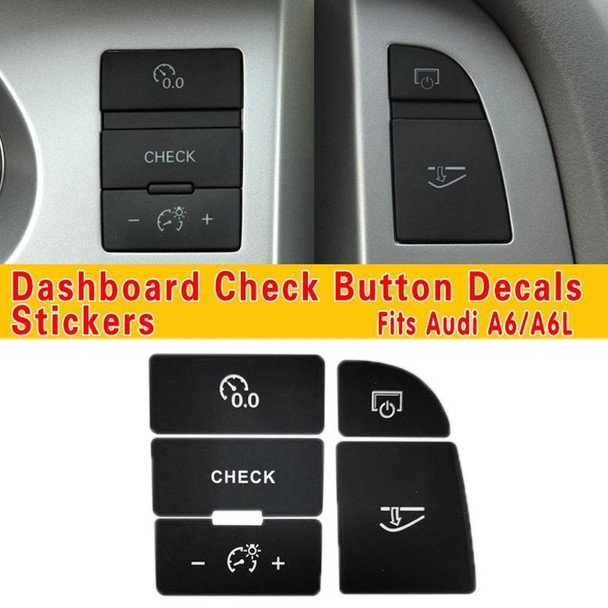 For Audi A6/A6L 2005-2011 Central Control Button Repair Sticker(For Right Driving)