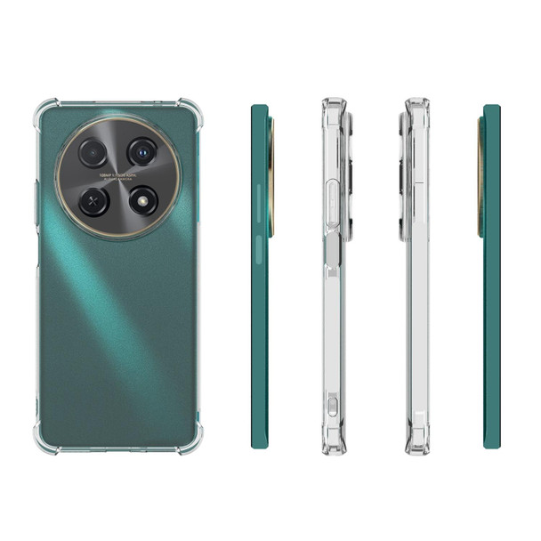 For Huawei nova 12i Shockproof Non-slip Thickening TPU Phone Case(Transparent)