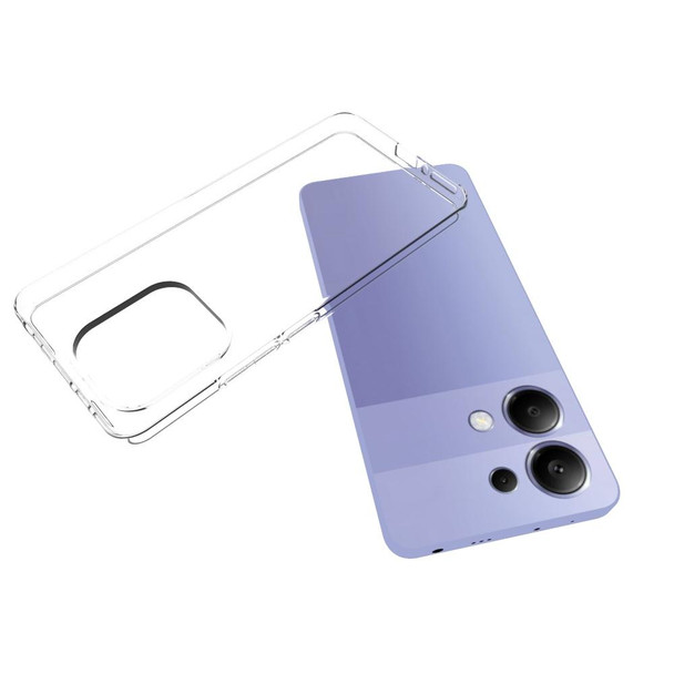 For Xiaomi Redmi Note 13 4G Waterproof Texture TPU Phone Case(Transparent)
