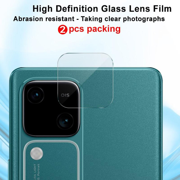 For vivo V30 5G/V30 Pro 5G/S18 5G/S18 Pro 5G 2pcs/Set imak HD Glass Rear Camera Lens Film