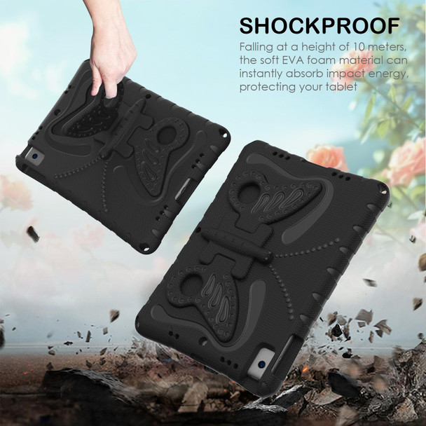 For iPad 10.2 2021 / 2020 / 2019 Butterfly Bracket EVA Shockproof Tablet Case(Black)