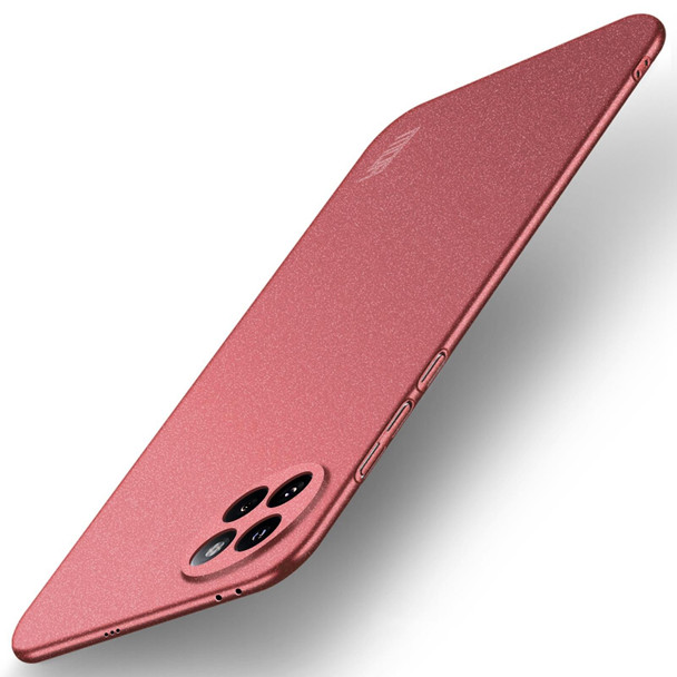 For Xiaomi Civi 4 Pro MOFI Fandun Series Frosted PC Ultra-thin All-inclusive Phone Case(Red)
