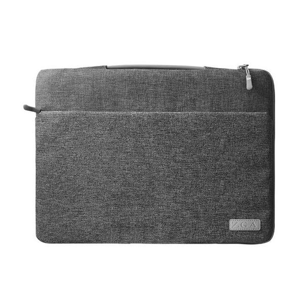 ZGA BG-01 Waterproof Laptop Handbag, Size:14 inch(Grey)