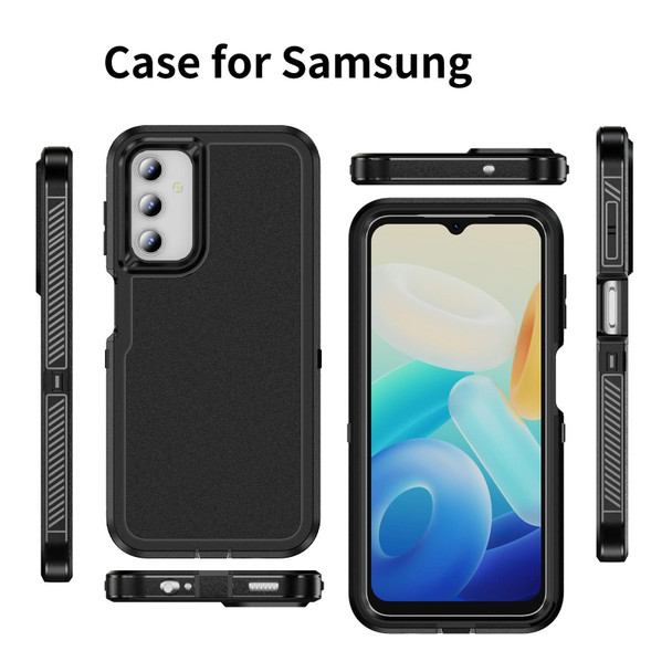 For Samsung Galaxy A52 4G / 5G Guard Life Waterproof Frosted Phone Case(Black)