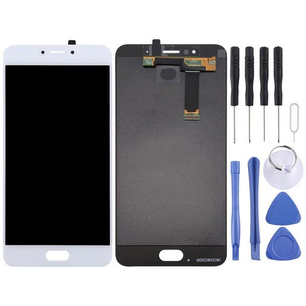 Meizu MX6 LCD Screen and Digitizer Full Assembly(White)