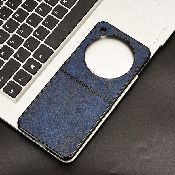For ZTE nubia Flip / Libero Flip Litchi Texture Back Cover Phone Case(Blue)
