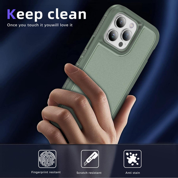 For iPhone 13 Pro Guard Life Waterproof Frosted Phone Case(Green)