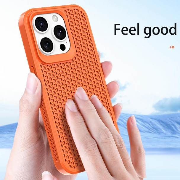 For iPhone 11 Pro Max Heat Dissipation Phone Case(Orange)