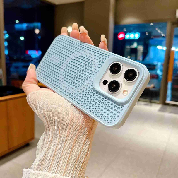 For iPhone 11 MagSafe Magnetic Heat Dissipation Phone Case(Sky Blue)