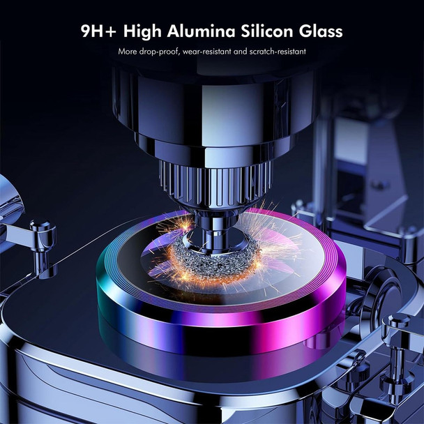 For Samsung Galaxy S23 5G / S23+ 5G ENKAY Hat-Prince AR 9H Rear Lens Aluminium Alloy Tempered Glass Film(Light Blue)