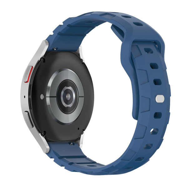 20mm Armor Silicone Watch Band(Dark Blue)