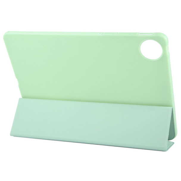 For Huawei MatePad Pro 11 2022/2024 Tri-fold Silicone Leather Tablet Case(Green)